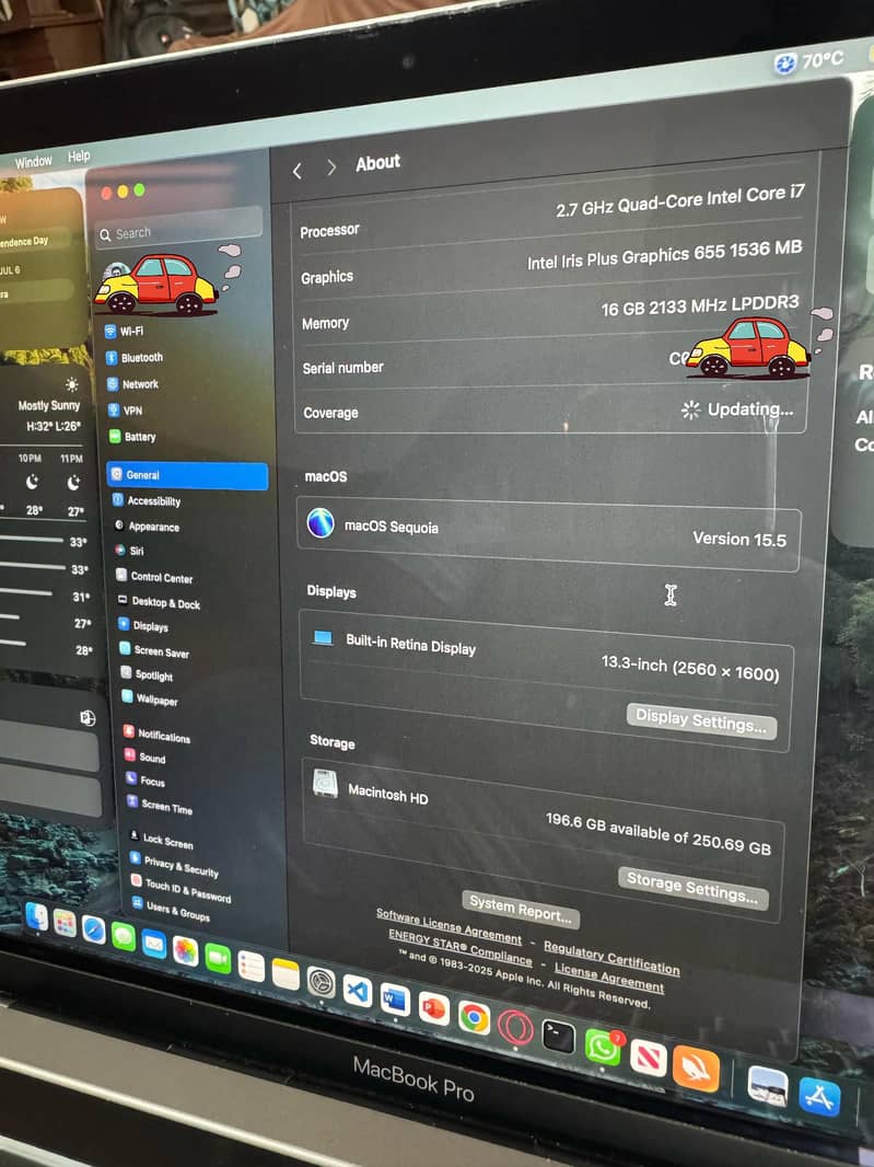 Macbook pro 2018, 16/256, touchbar 8