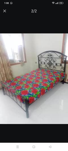 single bed and mattress