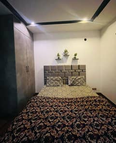 daily basis weekly basis one bad fully furnished luxury apertment available for rent gulbreg greens islamabad