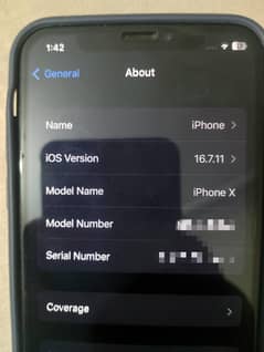 iphone X 256GB non PTA factory unlock