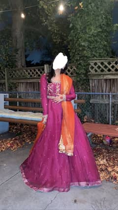 Customized Lehnga choli with dupatta