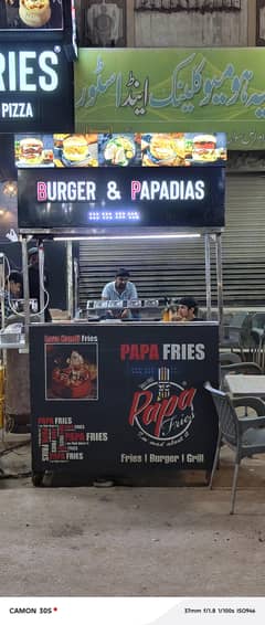 Fastfood Counter & Deep Fryer