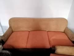 wooden structure sofa