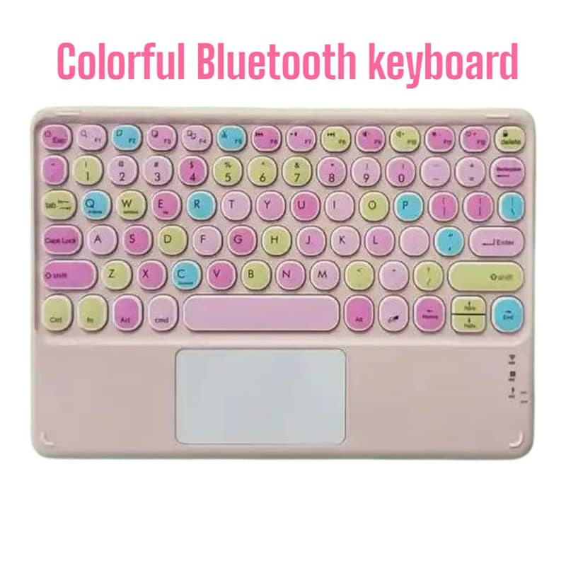 Colourful Bluetooth RGB Light Keyboard With touchpad 2