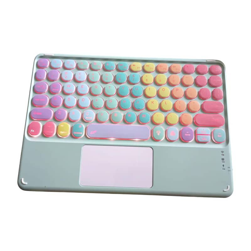 Colourful Bluetooth RGB Light Keyboard With touchpad 4