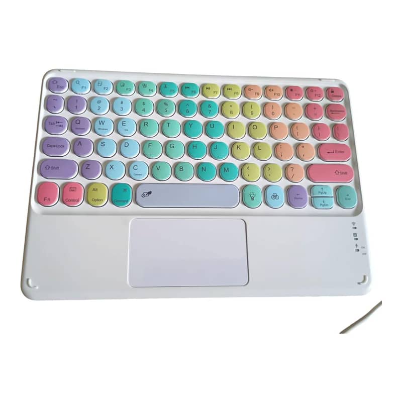 Colourful Bluetooth RGB Light Keyboard With touchpad 5