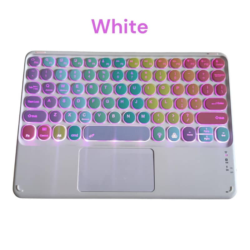 Colourful Bluetooth RGB Light Keyboard With touchpad 6