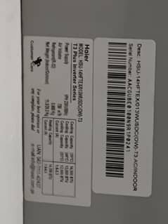 new model Haier AC T3 DC