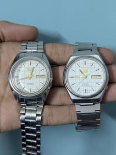Seiko 5 Automatic Pair