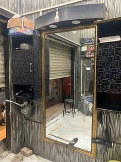 shop mirror and its frame urgent sale