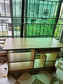 computer table wooden used