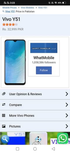 vivo Y51 front finger