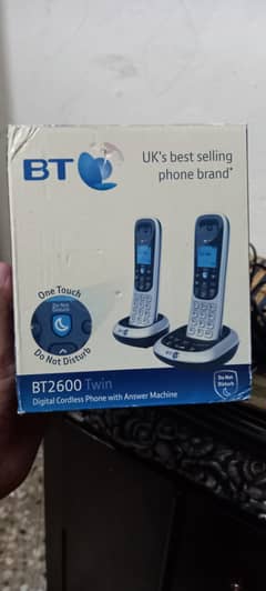 BT2600 Twin Digital Cordless phone with Answer Machine