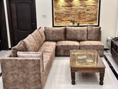 Customised L Style Sofa + Bed Sofa