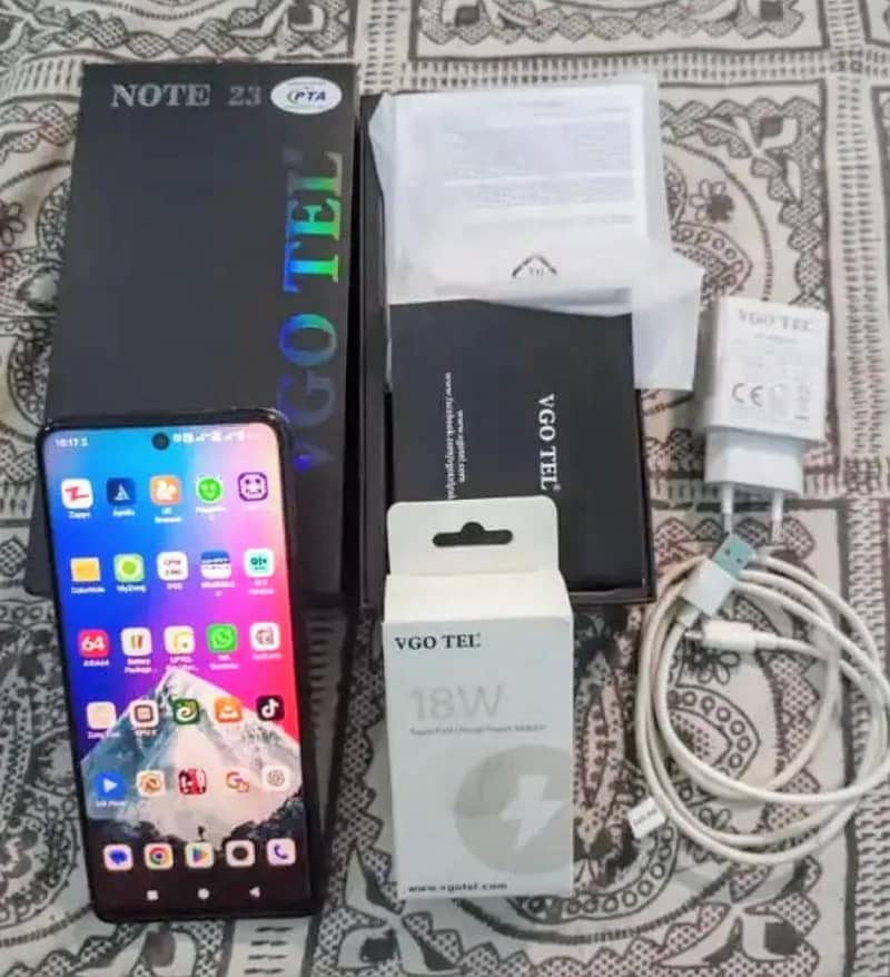 vgo tel note 23 exchange with both upper and lower model phone 3