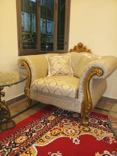 2 seater sofa set 1 seater + 1seater with  2 coshanes