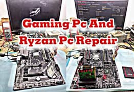 Gaming Pc And Ryzen Motherboard Repair
