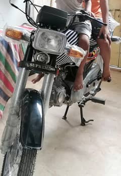 zero meter new supreme bike for sale just =95,000/-