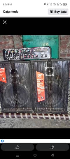 Bluetooth speakers sath  amplifimier