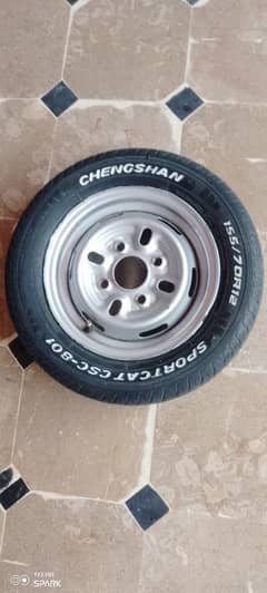 brand new tyre and Rim