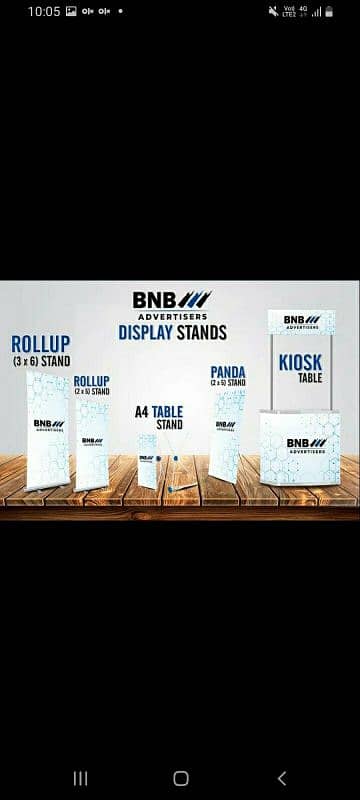 Display Stands - Panda Stand, A3 Stand, Kiosk table, Rollup Stands, 0
