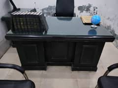 Office Master Table, 1 Executive Chair & 2 chairs