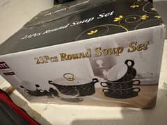 Imported soup set dinner set 23 peices from abroad