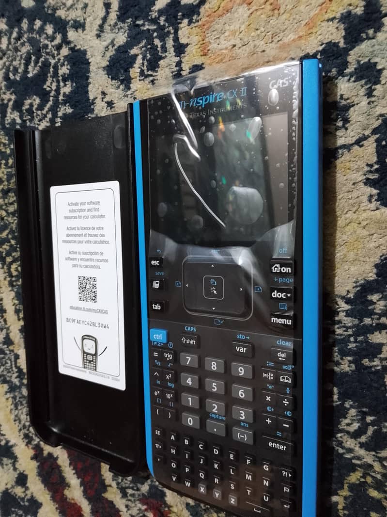 Texas instruments ti-nsipre cx-ii 2 cas graphic python calculator 4