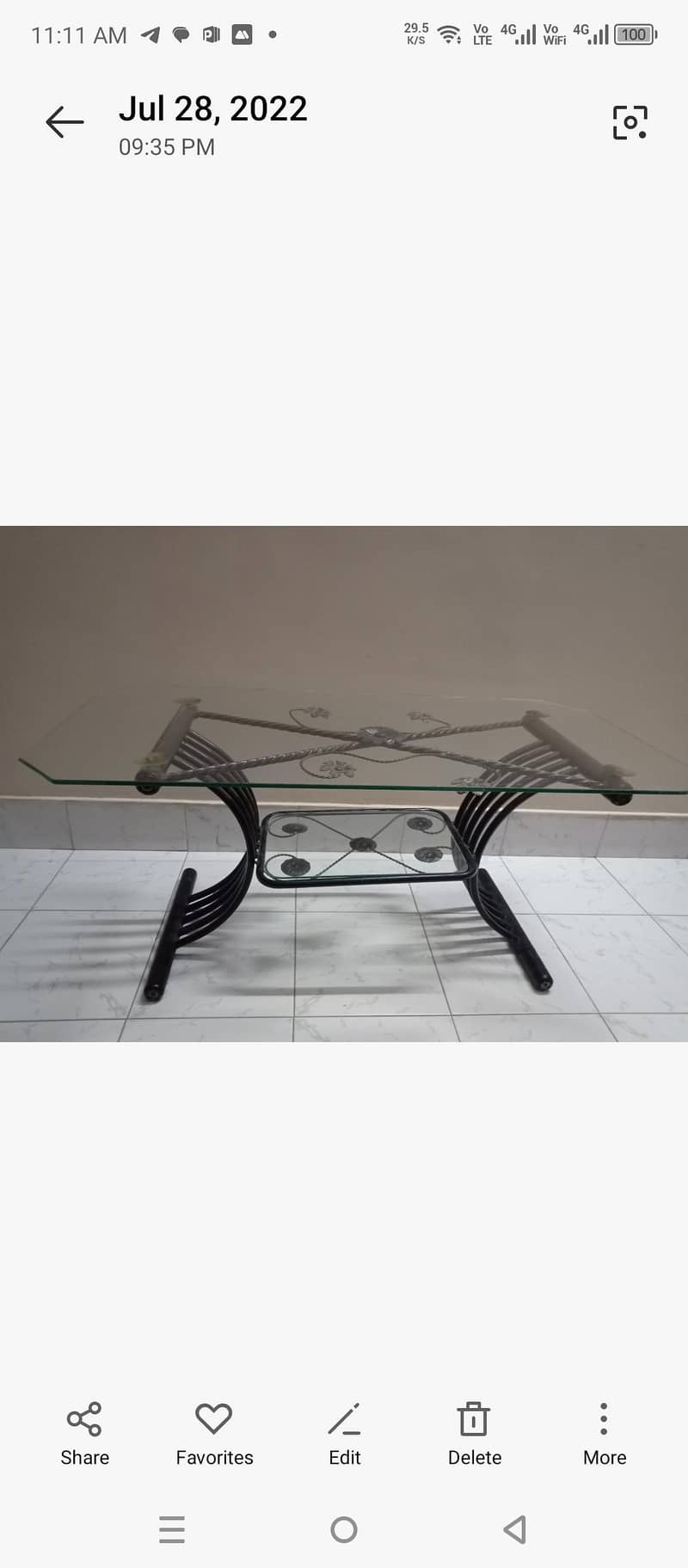 UNIQUE DESIGN IRON SOFA SET WITH TABLE FOR SALE 1