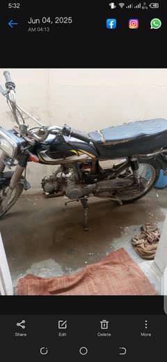 70 bike super power urgent sale