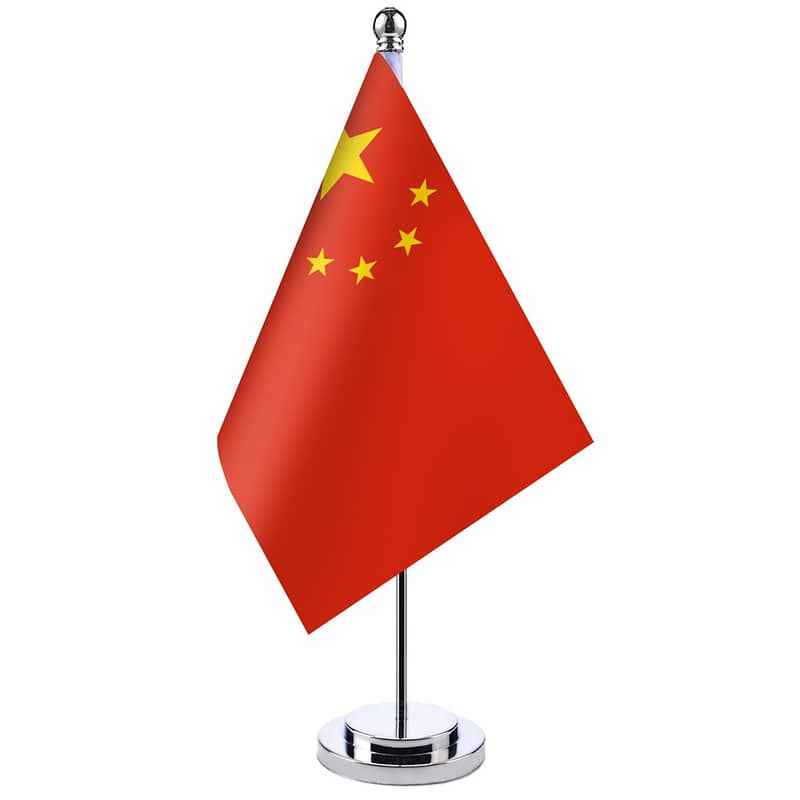 UK Flag, USAFlag, Canada Flag, China Flag, Office Indoor Standing Pole 17