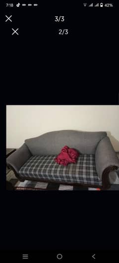 chinoiti sofa set in good condition 5x seater