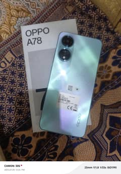oppo a78 for sale lush condition  48000