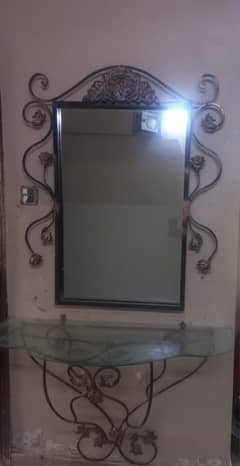 Dressing Mirror With Iron Stand