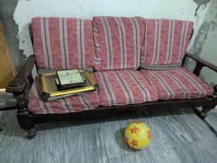 Orignal Wooden Sofa set 5 pieces for sale