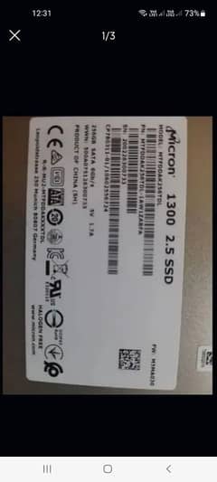 ssd 256 GB sata