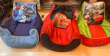 Bean bags for kids set of 3
