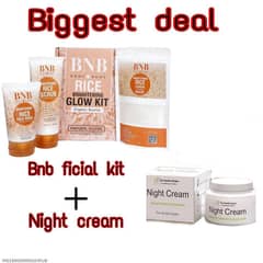 2 In 1 Deal and Night Cream BNB Facial set and night cream