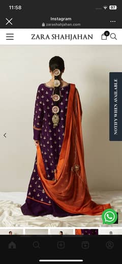 Zara shah jahan 3pc suit