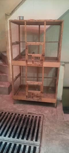 Cage good condition ha two portion cage ha