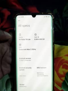 MI Note 10 Lite Mobile