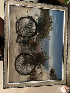 (2) 3 D portrait with frame