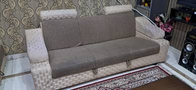 A pair of Sofa Come Beds with storage space (Can opt for 1 sofa also)