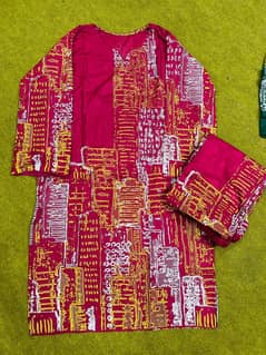Stitched 2 pieceLinen  suits for women