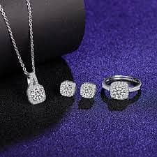 Korean Fashion Square Zircon Pendant Necklace For Women's Exquisite Li