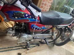 Low mileage road Prince almost new bike