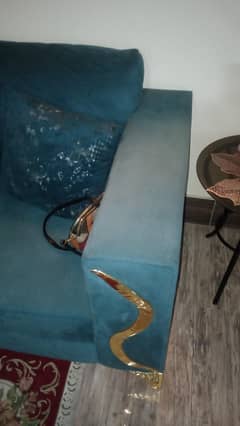 L shaped 2 months used sofa