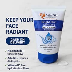 Vital Skin Bright Skin Whitening Face Wash | Original | 100ml