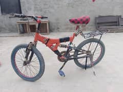 bicycle with spring seat