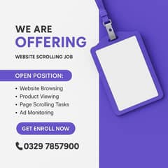 online jobs/full time/part time/website scrolling/whatsapp:03297857900